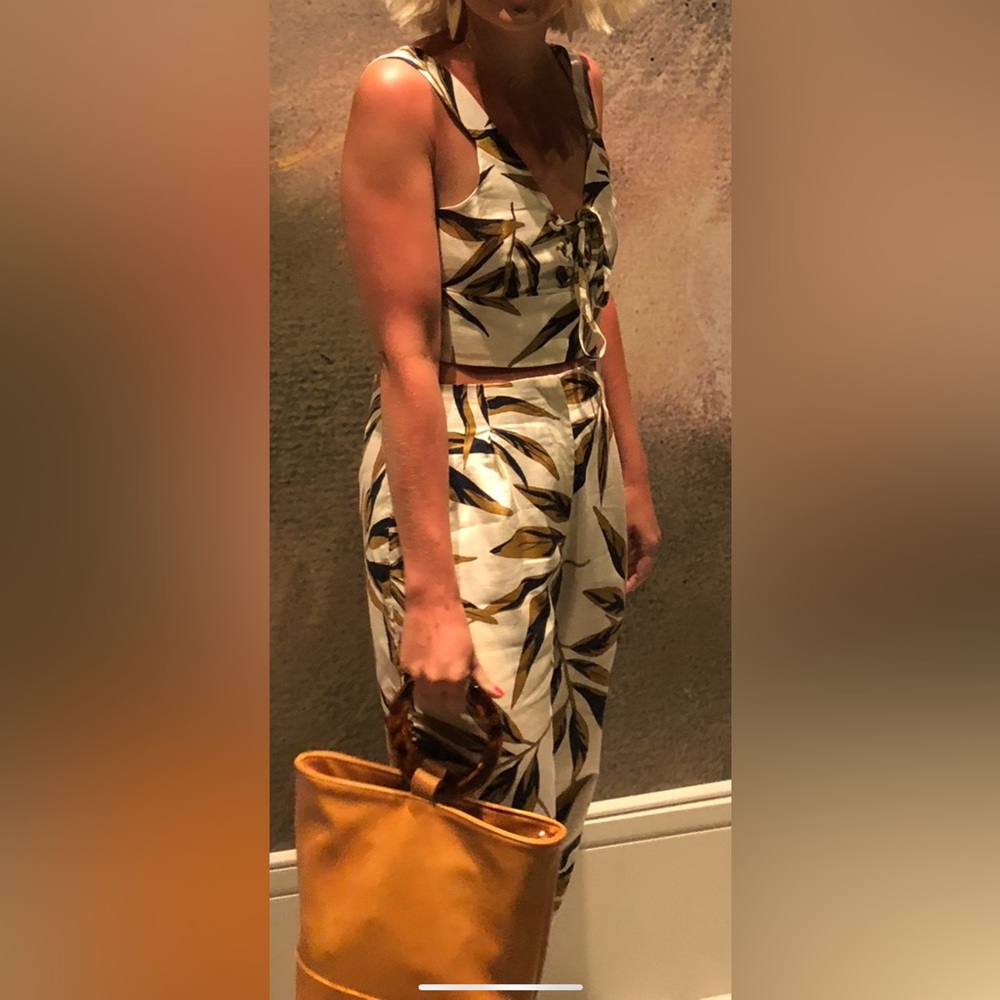 Two piece set includes trousers and top J.O.A.